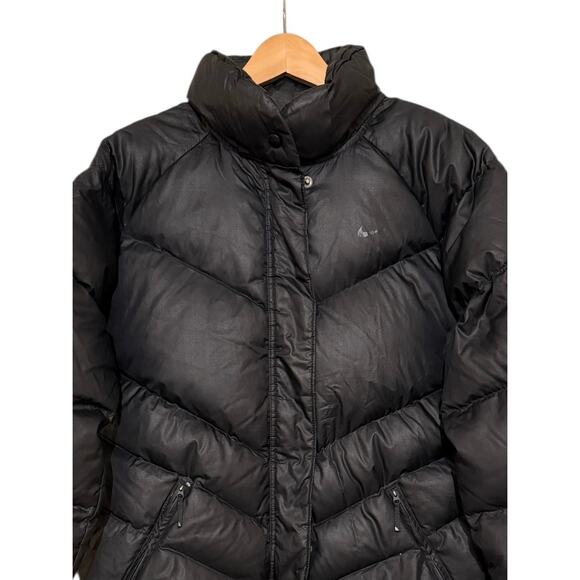 NIKE Sportswear All Black Duck Down Puffer Jacket Kids Coat XL (16-18) Women's L - Picture 3 of 7